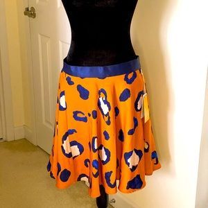 Animal print skirt